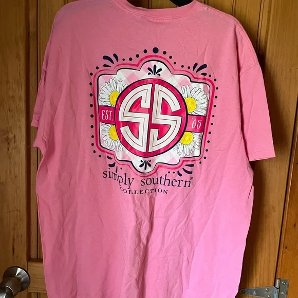 Simply Southern Pink Short Sleeve T-shirt - Picture 2 of 2